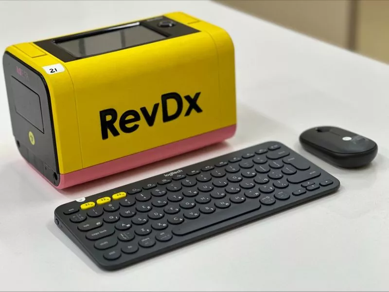 RevDx™ Portable Blood Lab: Rapid Fingertip CBC & Digital Microscopy
