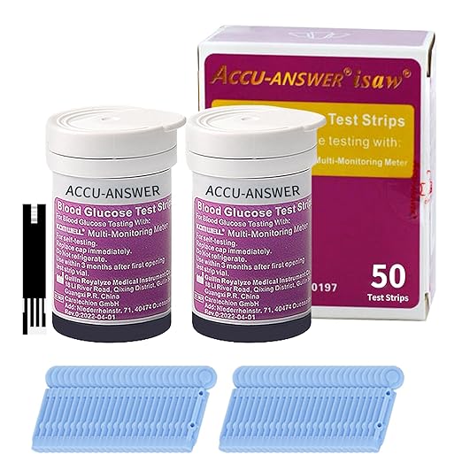 Accu-Answer Sugar Strips (50 pcs)