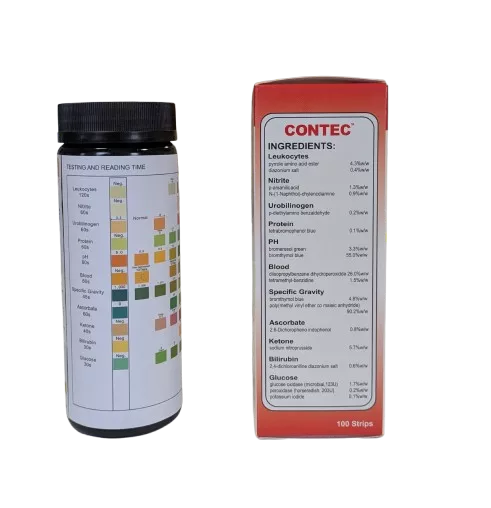 Contec BC401 Urinalysis Strips (100 pcs): Multi-Parameter Automated Diagnostic Reagents