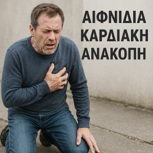 A man having sudden cardiac arrest