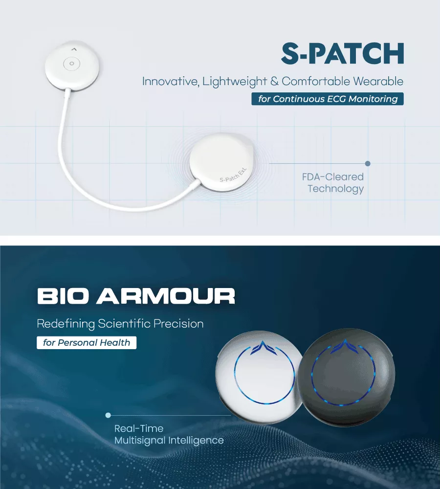 Wellysis S-Patch ExL: AI-Powered Wearable ECG Patch & Wireless Holter
