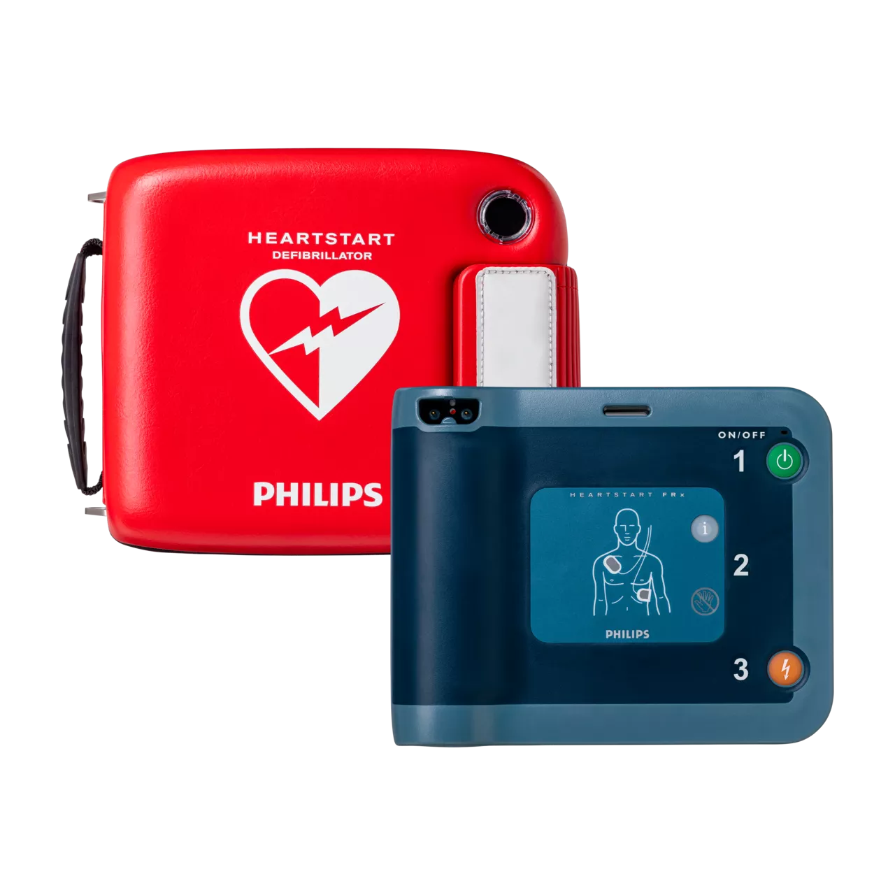 Philips HeartStart FRx AED: Rugged Automated External Defibrillator with Quick Shock