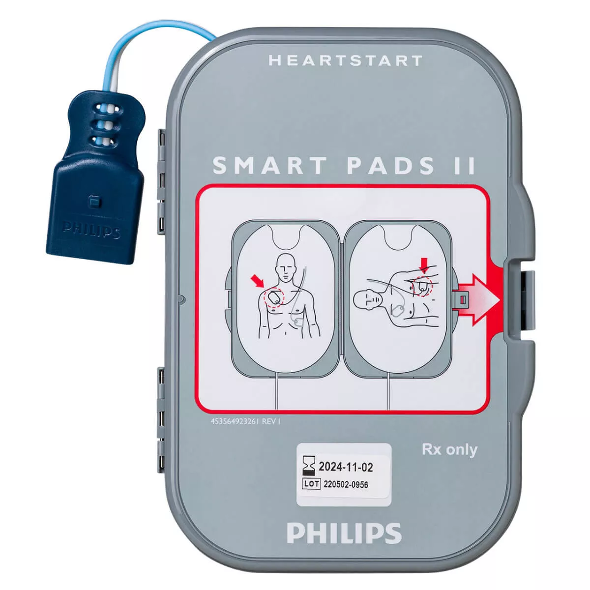 Philips HeartStart FRx SMART Pads II: Universal Adult & Pediatric AED Electrodes